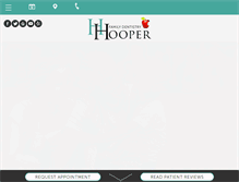 Tablet Screenshot of hooperfamilydds.com